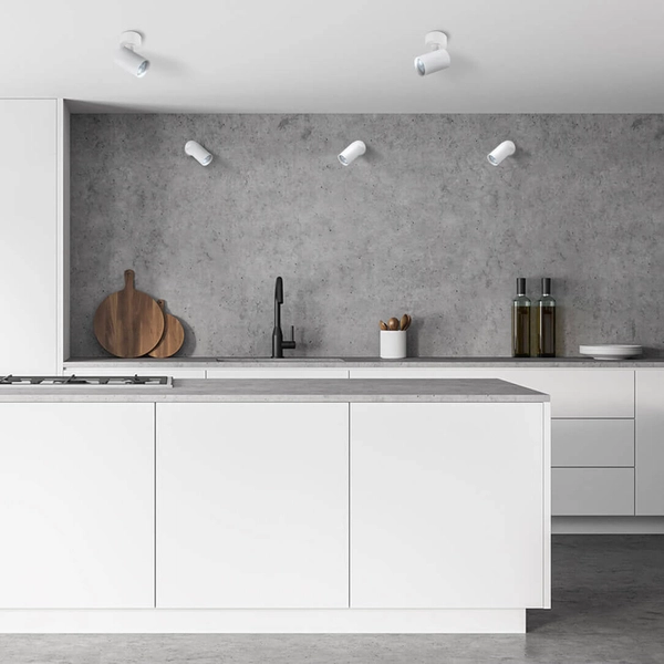 Spot LAMPA sufitowa SNOW LP-731/1W WH Light Prestige regulowana OPRAWA reflektorek metalowa tuba biała