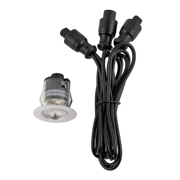 Ogrodowe oczko wpuszczane IKON 94431 LED 0,75W 3000-4000K IP67 srebrne