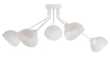 Lampa sufitowa wielopunktowa Roy 32434 Sigma do jadalni nad stół biała