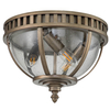 Lampa sufitowa szkło Halleron KL-HALLERON-F-BU Kichler IP44 przezroczysty brąz