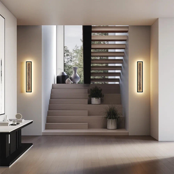 Ścienny kinkiet Orign MOD311WL-L55B3K LED 55W 3000K prostokątny czarny