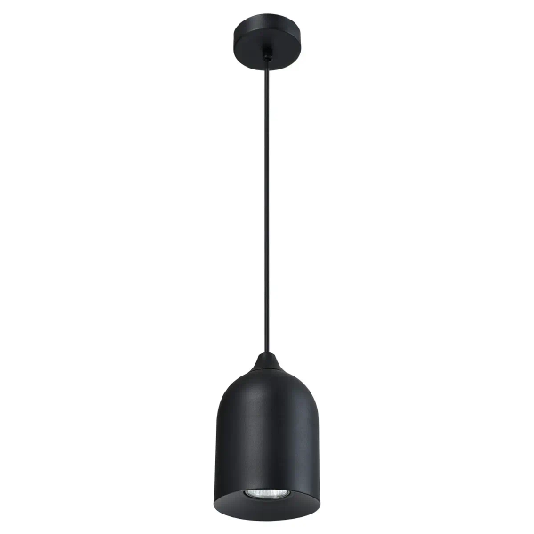 Industrialna lampa wisząca Nilo LP-0110/1P BK do salonu czarny