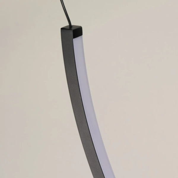 Ściemnialna lampa wisząca FLOW AZ6819 LED 324W 3000K czarna