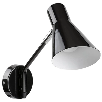 Regulowana LAMPA ścienna ALFONS 4504 Rabalux metalowy kinkiet do sypialni czarny