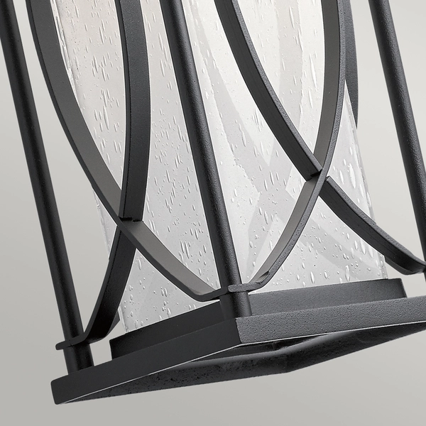 Lampa elewacyjna QN-ASHBERN-S klasyczna ogrodowa czarna