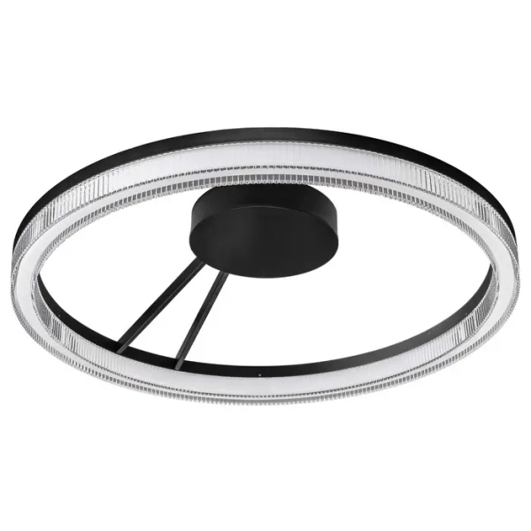 Plafon do salonu ESTARIO LE45397 LED 28W 3000K okrąg czarny