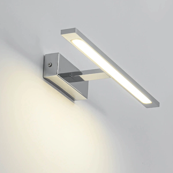 Kinkiet LAMPA ścienna ISLA GS-LWB-12W/3 CH Light Prestige łazienkowa OPRAWA metalowa galeryjka LED 12W 3000K listwa IP44 chrom