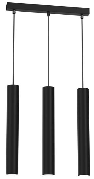 Klasyczna wisząca lampa Hudson MLP8792 metalowa czarna