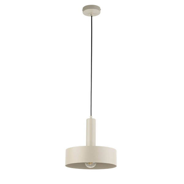 Pojedyncza lampa wisząca Vitrum 40807 Sigma do salonu beżowa 