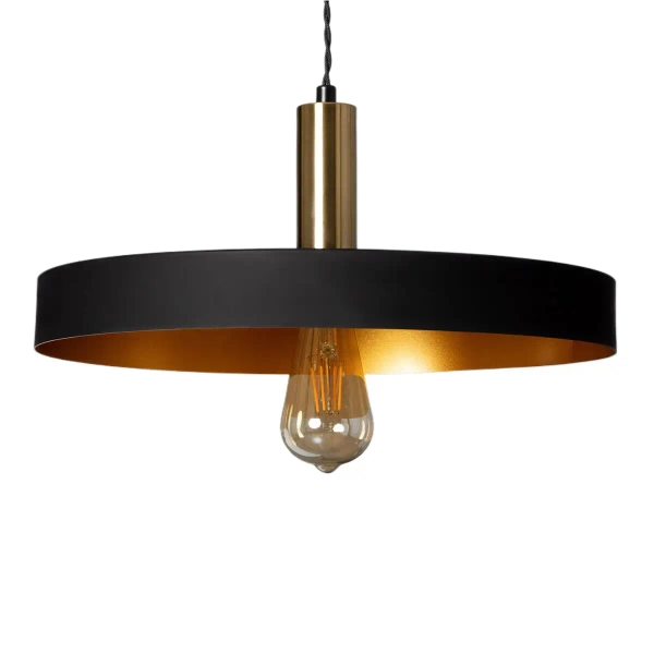 Metalowa wisząca lampa Dario ABR-LWO-DARIO-C talerz nad wyspę czarna