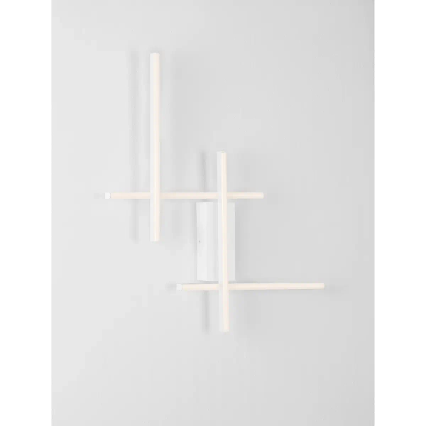 Lampa ścienna do salonu BILORTA LE45469 LED 34W 3200K biała