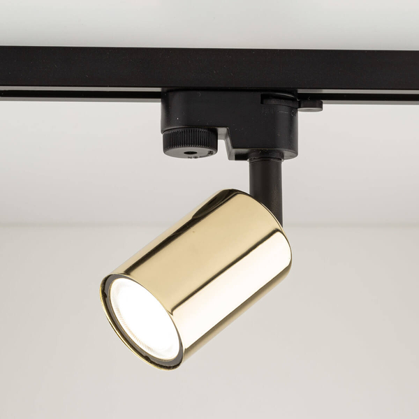 Lampa szynowa regulowana jednofazowa Tracer 4921 rurka złota czarna