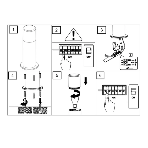 Tarasowa lampa stojąca Hoosic 522260124 miedziana tuba outdoor
