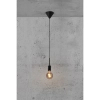 Industrialna lampa wisząca Paco 2112053003 żarówka na kablu czarna