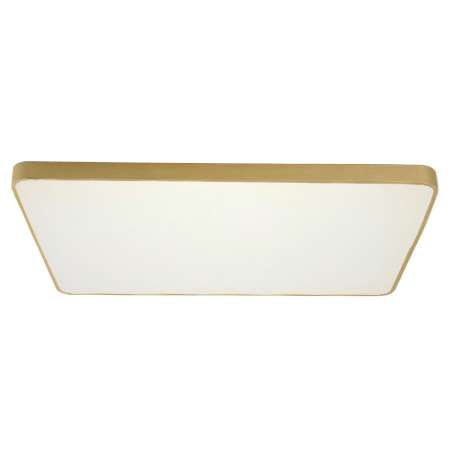 Plafon LAMPA sufitowa CGFLATLEDSQUARE COPEL kwadratowa OPRAWA metalowa LED 36W 3000K modernistyczny biały złoty