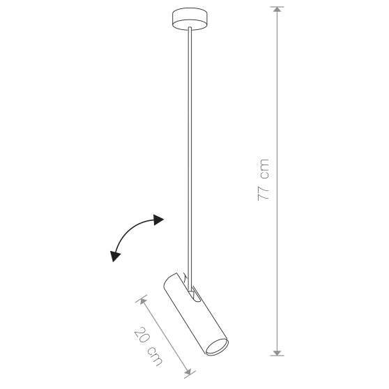 Sufitowa LAMPA spot EYE SUPER B 6503 Nowodvorski halogenowa OPRAWA metalowa tuba czarna