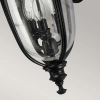 Elewacyjna LAMPA ogrodowa English FE-EB2-M-BLK Elstead FEISS zewnętrzna OPRAWA elewacyjna klasyczna outdoor IP44 czarna przezroczysta