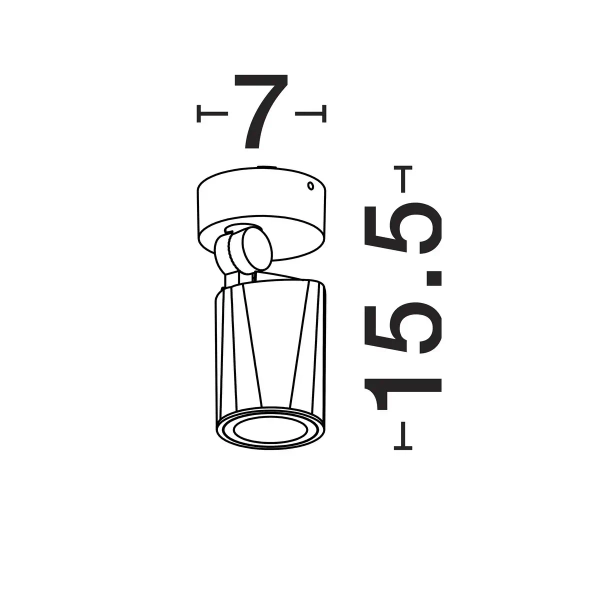 Ruchomy reflektor ścienny ogrodowy TRASERA LE75161 IP65 czarny