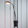 Podłogowa lampa do salonu Rome 107738 regulowana czarna