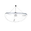 Szklana lampa wisząca AQUA przezroczysta czarna MSE1501100392 1xLED 3W 3000K