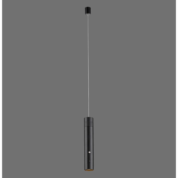 Lampa zwieszana ATTACH 18281-18 Just Light LED 3W 3000K tubka czarny