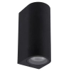 Tubka ścienna ogrodowa ZARO 69801/02/30 Lucide IP44 metalowa czarna