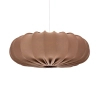 Lampa wisząca z abażurem CAFEE brązowa 31-39248 1xE27 tkaninowa