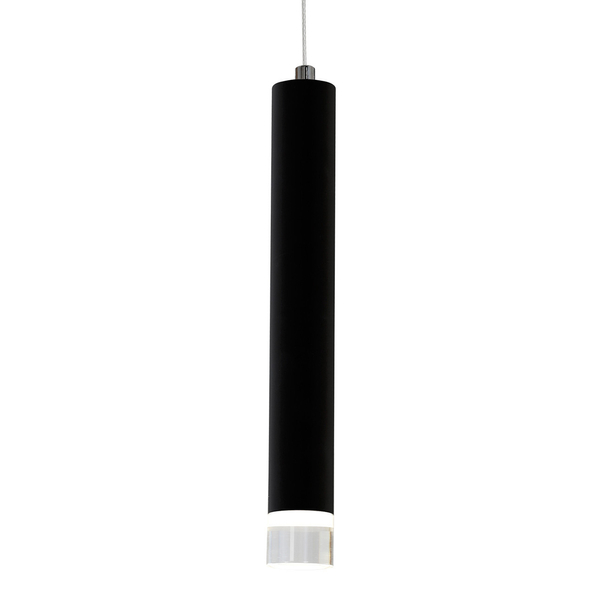 LAMPA wisząca CARBON ML182 Milagro metalowa OPRAWA zwis LED 5W 4000K sopel tuba czarna