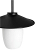 Naścienna lampa ryflowana Jingu JNB12000 metalowy czarny biały