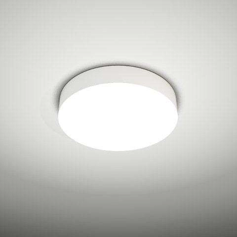 Plafon LAMPA sufitowa BUNGO 7142 Shilo okrągła OPRAWA ścienna KINKIET biały