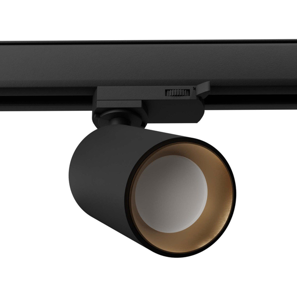 Lampa sufitowa z regulacją do systemu szynowego 3-faz TIVA MYL.00071 czarna