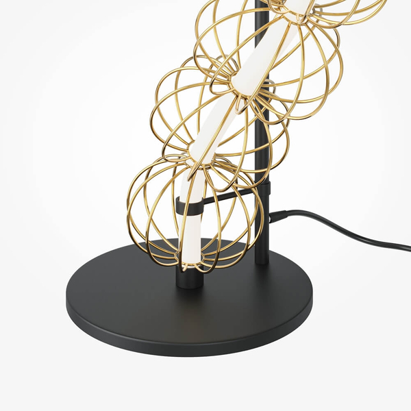 Podłogowa lampa Golden Cage MOD216FL-L38G3K LED 48W 3000K metalowa złota