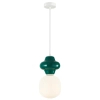 Zwisająca lampa do salonu Latera PND-94331-1L-GRN ceramika zielony