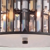 LAMPA sufitowa GEMMA HK-GEMMA-F-VBZ Elstead HINKLEY metalowa OPRAWA plafon kryształy brąz bursztynowe przezroczyste