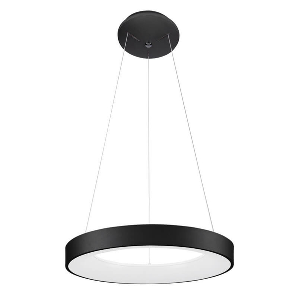 Wisząca lampa ledowa Giulia nad stół LED 40W 4000K ring czarny