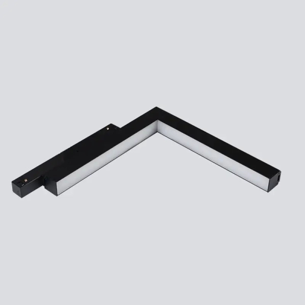 Szynowa oprawa Magneto Abigali LWQ-M09 LED 24W l-kształtna czarna 