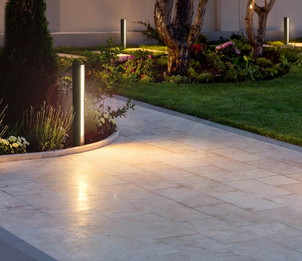 Słupek stojący ogrodowy Grado OFL-7281-3K Italux LED 12W 3000K IP54 czarny