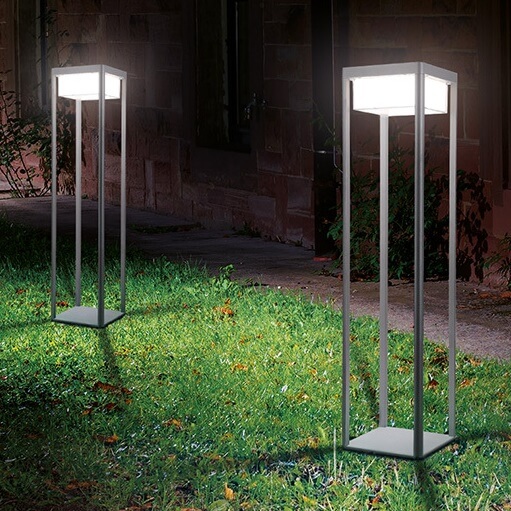 Lampa zewnętrzna stojąca Baker Street O021FL-L10B3K LED 10W 3000K czarna