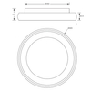 Sufitowy plafon kuchenny CARDONA 649614531 Trio LED 29W 2300-4000K biały