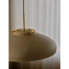 Lampa wisząca nad stół Latif 2520123009 owalny szkło opalowe beżowy