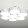 Plafon LAMPA sufitowa ZAMA 7046 Shilo natynkowa OPRAWA designerski plafon biały