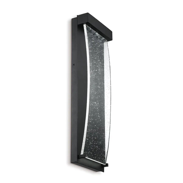 Ścienna lampa na elewację Kabo QN-KABO-S-BK LED 6W 3000K IP44 czarny