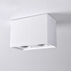 Prostokątna LAMPA sufitowa HADAR Q2 313133 Polux downlight metalowy regulowany biały