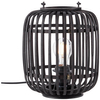 Bambusowa lampa stołowa Woodrow 93062/76 lampion czarny