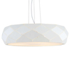 LAMPA wisząca REUS LP-8069/1P WH Light Prestige geometryczna OPRAWA okrągła zwis metalowy biały