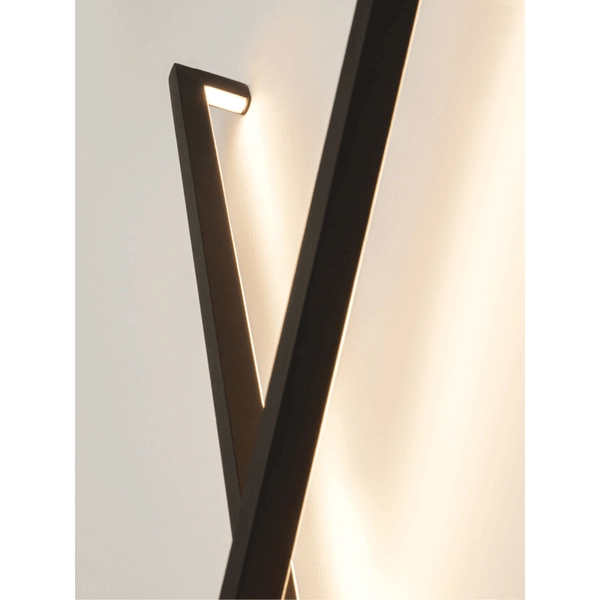 Naścienna lampa na przedpokój 25321 LED 10W 3000K czarna