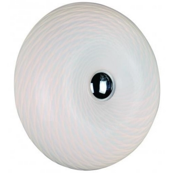 Ścienny kinkiet okrągła Scale AZ1602 Azzardo szklany biały chrom