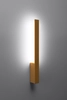 Złota lampa ścienna Lahti do jadalni LED 8W metalowa