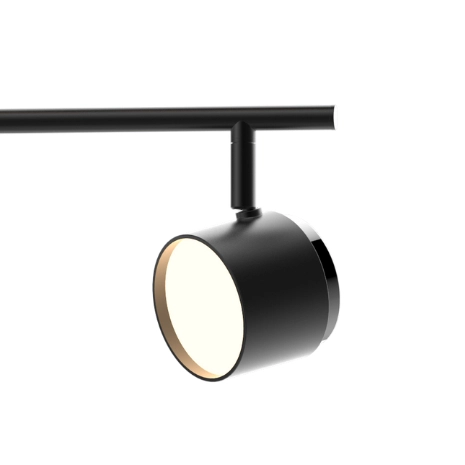 Metalowy plafon KUBIK 318275 punktowa lampa LED 12,6W czarna