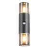 Elewacyjna lampa z czujnikiem ruchu Hoosic 222260232 IP44 czarny